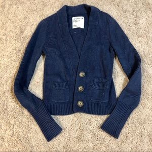 AE blue cardigan